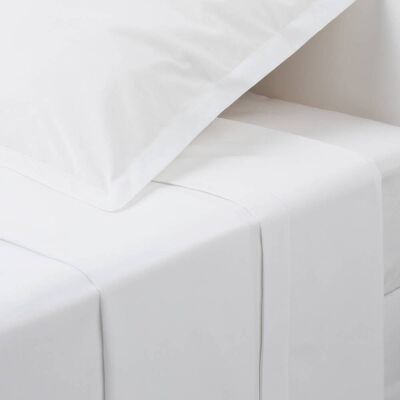 Atmosphera Lenzuolo carina in cotone bianco 180x290cm - Lenzuolo in cotone Atmosphera Lenzuolo carina in cotone bianco 180x290cm - Lenzuolo in cotone