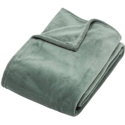 ATMOSPHERA Coperta Kiesa 130x180 Cm Verde - Créateur D'Intérieur ATMOSPHERA Coperta Kiesa 130x180 Cm Verde - Créateur D'Intérieur