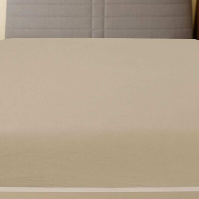 VIDAXL Lenzuolo Con Angoli Jersey Tortora 90x200 Cm Cotone - VIDAXL Lenzuolo Con Angoli Jersey Tortora 90x200 Cm Cotone -