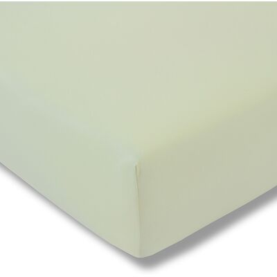 Lenzuola elasticizzata verde ESTELLA - Cotone e elastan Lenzuola elasticizzata verde ESTELLA - Cotone e elastan