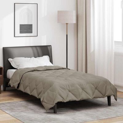 VIDAXL Piumone Completo Annuale Grigio Chiaro 155 X 220 Cm VIDAXL Piumone Completo Annuale Grigio Chiaro 155 X 220 Cm
