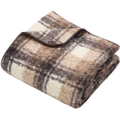 ATMOSPHERA Coperta Autunnale 130x170 Cm Beige - Créateur D'Intérieur ATMOSPHERA Coperta Autunnale 130x170 Cm Beige - Créateur D'Intérieur