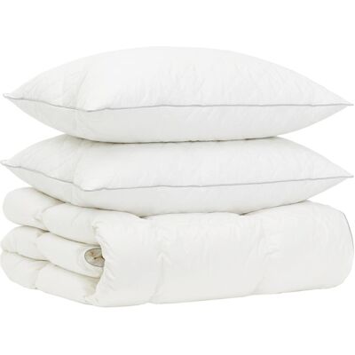 VIDAXL Set Di Piumoni In Piume D’oca Al 90% Fulda 3 Pz 135 X 220 Cm VIDAXL Set Di Piumoni In Piume D’oca Al 90% Fulda 3 Pz 135 X 220 Cm