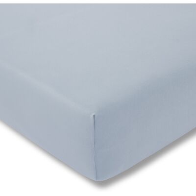 Lenzuolo di cotone twill jersey ESTELLA - 200x200cm - Blu Lenzuolo di cotone twill jersey ESTELLA - 200x200cm - Blu