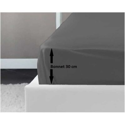 Lovely Home Lenzuola elasticizzato grigio scuro Letto matrimoniale - Lenzuola elasticizzato Lovely Home Lenzuola elasticizzato grigio scuro Letto matrimoniale - Lenzuola elasticizzato