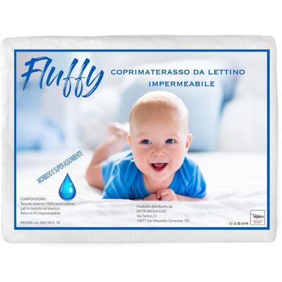 TEX FAMILY Coprimaterasso Impermeabile Antiacaro Pvc Lettino Fluffy Anti Urina In Puro Cotone TEX FAMILY Coprimaterasso Impermeabile Antiacaro Pvc Lettino Fluffy Anti Urina In Puro Cotone
