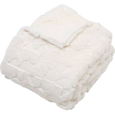ATMOSPHERA Coperta Nalia 180x230 Cm Bianca - Créateur D'Intérieur ATMOSPHERA Coperta Nalia 180x230 Cm Bianca - Créateur D'Intérieur