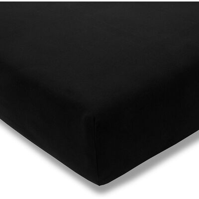 Lenzuolo elasticizzato in jersey di cotone ESTELLA - Nero - Biancheria Lenzuolo elasticizzato in jersey di cotone ESTELLA - Nero - Biancheria