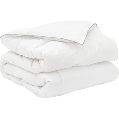 VIDAXL Piumino Letto Estivo Bianco 135 X 200 Cm Fibra Di Bambù VIDAXL Piumino Letto Estivo Bianco 135 X 200 Cm Fibra Di Bambù
