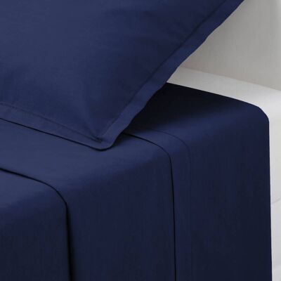 Lenzuola in cotone Atmosphera - Inchiostro blu - 240x290cm - Letto Lenzuola in cotone Atmosphera - Inchiostro blu - 240x290cm - Letto