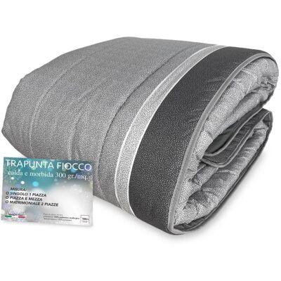 TRAPUNTA - PUNTINATO GRIGIO PIUMONE - Grigio - Duvet TRAPUNTA - PUNTINATO GRIGIO PIUMONE - Grigio - Duvet