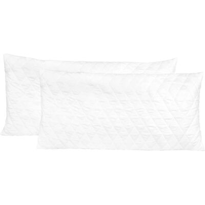 VidaXL Set di Cuscini in Schiuma Memory - 2 pezzi 80×40×14 cm VidaXL Set di Cuscini in Schiuma Memory - 2 pezzi 80×40×14 cm