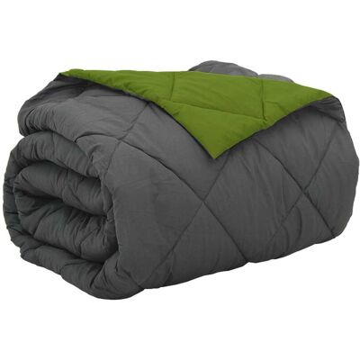 VIDAXL Piumone Completo Annuale Verde E Antracite 200 X 220 Cm VIDAXL Piumone Completo Annuale Verde E Antracite 200 X 220 Cm