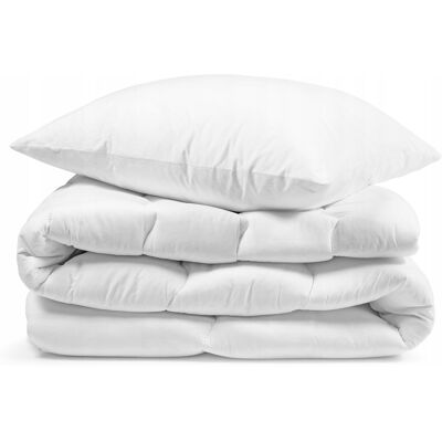 OEM Piumino Singolo Easy Sleep Tutto L'Anno 140x200 Cm + Cuscino 50x60 Cm. OEM Piumino Singolo Easy Sleep Tutto L'Anno 140x200 Cm + Cuscino 50x60 Cm.
