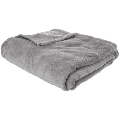ATMOSPHERA Lancio In Microfibra Kiesa 125x150cm - Grigio - Créateur D'Intérieur ATMOSPHERA Lancio In Microfibra Kiesa 125x150cm - Grigio - Créateur D'Intérieur