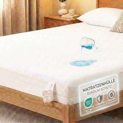 OEM Coprimaterasso Impermeabile Con Cerniera, 140x200x21 Cm OEM Coprimaterasso Impermeabile Con Cerniera, 140x200x21 Cm