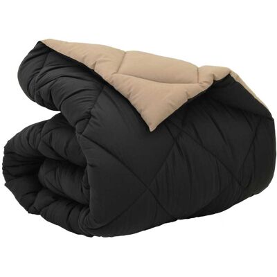 VIDAXL Duvet Invernale 140 X 220 Cm 450 Gsm Nero E Talpa VIDAXL Duvet Invernale 140 X 220 Cm 450 Gsm Nero E Talpa