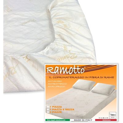 TEX FAMILY Coprimaterasso Ramotto © In Fibra Di Rame 1 Piazza TEX FAMILY Coprimaterasso Ramotto © In Fibra Di Rame 1 Piazza
