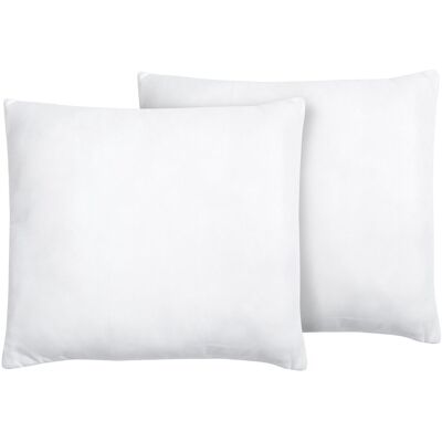 Beliani Cuscini Microfibre - Set di 2 - 80x80 cm Beliani Cuscini Microfibre - Set di 2 - 80x80 cm