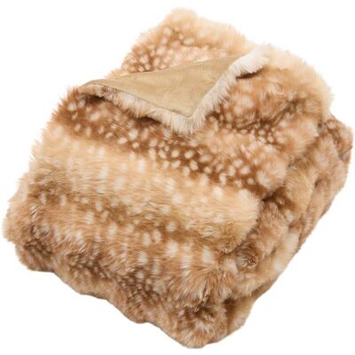 ATMOSPHERA Coperta Zephy 120x160 Cm Marrone - Créateur D'Intérieur ATMOSPHERA Coperta Zephy 120x160 Cm Marrone - Créateur D'Intérieur