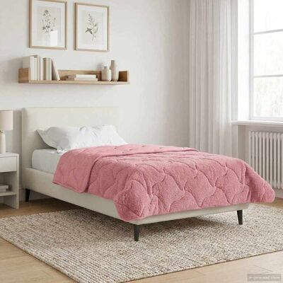VIDAXL Piumino Letto Estivo 155 X 200 Cm Estate Rosa Traspirante VIDAXL Piumino Letto Estivo 155 X 200 Cm Estate Rosa Traspirante