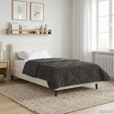 VIDAXL Piumone Completo Annuale Trapuntato Antracite 155 X 220 Cm VIDAXL Piumone Completo Annuale Trapuntato Antracite 155 X 220 Cm