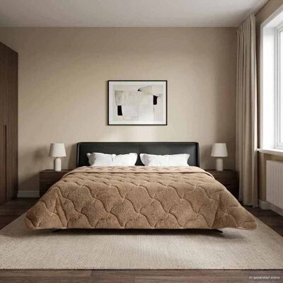VIDAXL Piumone Completo Annuale Trapuntato Talpa 200 X 220 Cm VIDAXL Piumone Completo Annuale Trapuntato Talpa 200 X 220 Cm