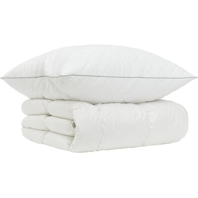VIDAXL Set Di Piumoni In Piume D’oca Al 90% Fulda 2 Pz 152 X 203 Cm VIDAXL Set Di Piumoni In Piume D’oca Al 90% Fulda 2 Pz 152 X 203 Cm