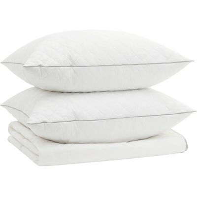 VIDAXL Set Di Piumoni In Piume D’oca Al 90% Fulda 3 Pz 135 X 220 Cm VIDAXL Set Di Piumoni In Piume D’oca Al 90% Fulda 3 Pz 135 X 220 Cm