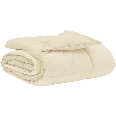 VIDAXL Piumone Completo Annuale Crema 135 X 220 Cm Microfibra VIDAXL Piumone Completo Annuale Crema 135 X 220 Cm Microfibra