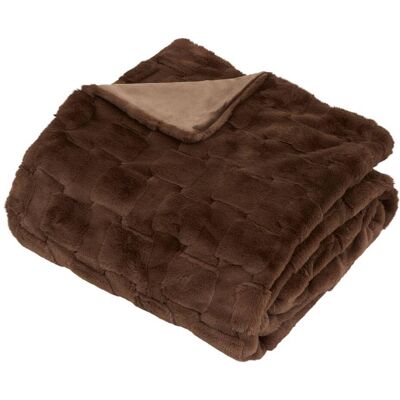 ATMOSPHERA Coperta Nalia 180x230 Cm Marrone - Créateur D'Intérieur ATMOSPHERA Coperta Nalia 180x230 Cm Marrone - Créateur D'Intérieur
