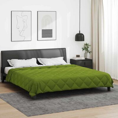 VIDAXL Piumone Completo Annuale Verde 200 X 220 Cm Microfibra VIDAXL Piumone Completo Annuale Verde 200 X 220 Cm Microfibra
