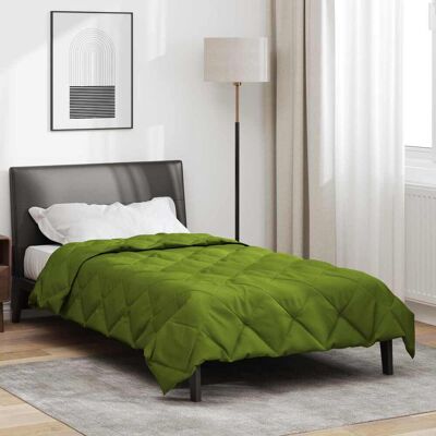 VIDAXL Piumone Completo Annuale Verde 135 X 200 Cm Microfibra VIDAXL Piumone Completo Annuale Verde 135 X 200 Cm Microfibra