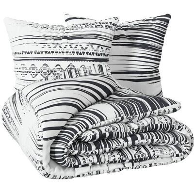 ATMOSPHERA - Set Di Biancheria Da Letto Etnik In Cotone 240x220cm Créateur D'Intérieur ATMOSPHERA - Set Di Biancheria Da Letto Etnik In Cotone 240x220cm Créateur D'Intérieur