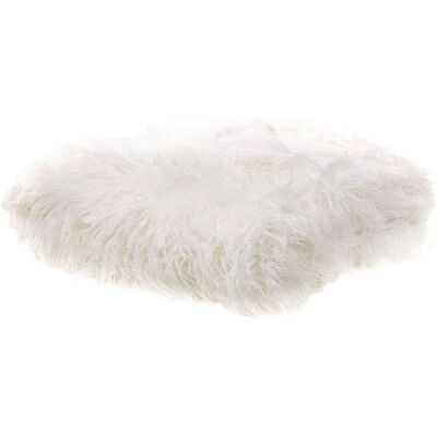 Beliani Coperta da letto bianca - Coperta da letto Beliani Coperta da letto bianca - Coperta da letto