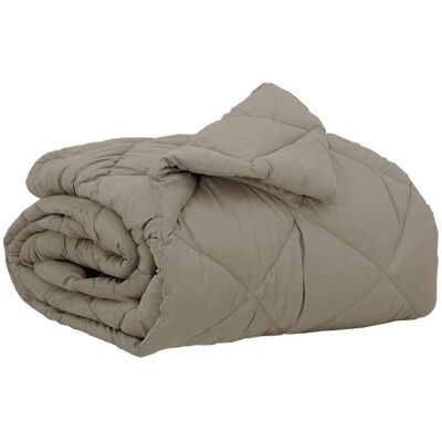 VIDAXL Piumone Completo Annuale Grigio Chiaro 135 X 220 Cm Microfibra VIDAXL Piumone Completo Annuale Grigio Chiaro 135 X 220 Cm Microfibra