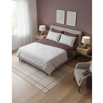 OEM Set Di Biancheria Da Letto - 1 Copripiumino 140 X 200 Cm + 1 Federe 60 X 60 Cm - 100% Cotone Rinforzato - Rosa Pallido / Bianco OEM Set Di Biancheria Da Letto - 1 Copripiumino 140 X 200 Cm + 1 Federe 60 X 60 Cm - 100% Cotone Rinforzato - Rosa Pallido / Bianco