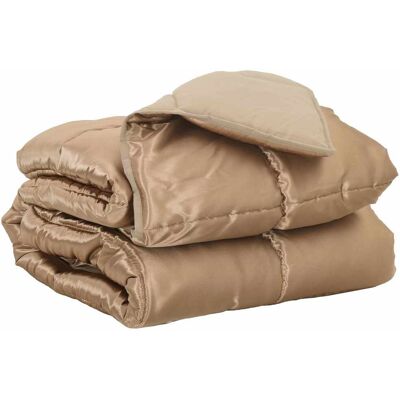 VIDAXL Piumone Completo Annuale 220 X 240 Cm 300 Gsm Oro VIDAXL Piumone Completo Annuale 220 X 240 Cm 300 Gsm Oro