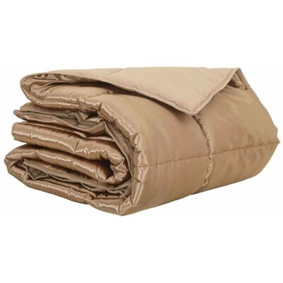 VIDAXL Duvet Estivo Oro 140 X 220 Cm Satin E Micropile VIDAXL Duvet Estivo Oro 140 X 220 Cm Satin E Micropile