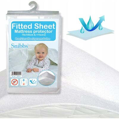OEM Lenzuolo Con Angoli Impermeabile, Coprimaterasso Snibbs 70x140 Bianco OEM Lenzuolo Con Angoli Impermeabile, Coprimaterasso Snibbs 70x140 Bianco