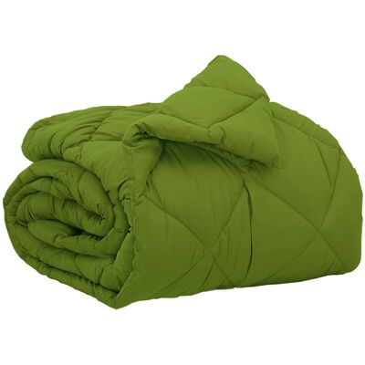 VIDAXL Piumone Completo Annuale Verde 140 X 220 Cm Microfibra VIDAXL Piumone Completo Annuale Verde 140 X 220 Cm Microfibra