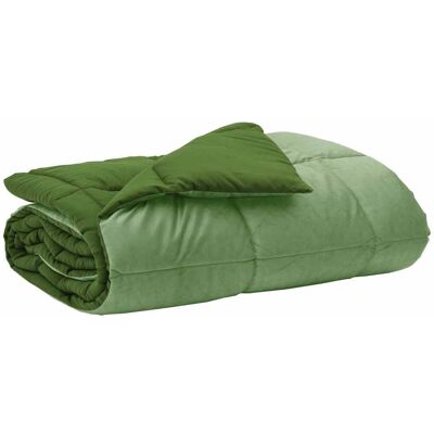 VIDAXL Piumone Completo Annuale Verde 155 X 220 Cm Microfibra VIDAXL Piumone Completo Annuale Verde 155 X 220 Cm Microfibra