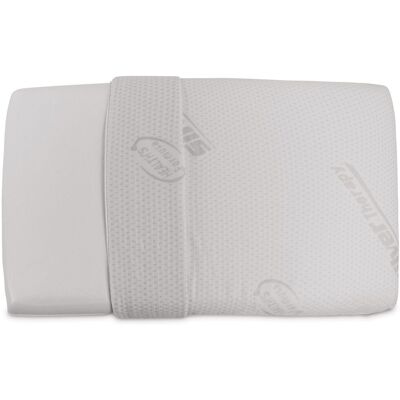 BALDIFLEX Cuscino In Memory Foam Forma Classica A Saponetta Fodera Silver Safe Dimensione 70x40 Cm - BALDIFLEX Cuscino In Memory Foam Forma Classica A Saponetta Fodera Silver Safe Dimensione 70x40 Cm -