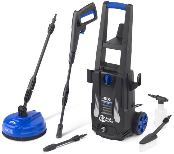 AR BLUE CLEAN - Idropulitrice e-1600P, ad Alta Pressione, ad Acqua Fredda, per Auto ed Esterni Casa, con Lavapavimenti e Spazzola Fissa, di Annovi