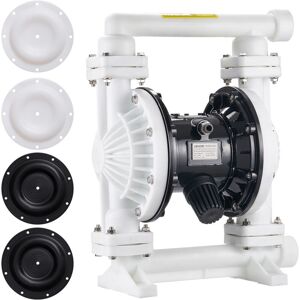 VEVOR Pompa Pneumatica A Doppia Membrana Portata Max. 95 L/min Prevalenza Max. 68,88 M, Pompa Pneumatica Per Trasferimento Olio Max. 100 Psi, Corpo In Polipropilene Per Gasolio, Cherosene VEVOR Pompa Pneumatica A Doppia Membrana Portata Max. 95 L/min Prevalenza Max. 68,88 M, Pompa Pneumatica Per Trasferimento Olio Max. 100 Psi, Corpo In Polipropilene Per Gasolio, Cherosene