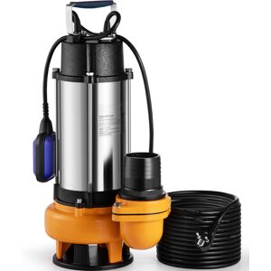 VEVOR Mophorn - Pompa Sommersa Per Acqua, 2200w 60000l/h, 10m Di Cavo, Interruttore Automatico A Galleggiante, Acciaio Inossidabile, Per Acqua Sporca/pulita,drenaggio Allagamenti,laghetti Da Giardino, Piscine VEVOR Mophorn - Pompa Sommersa Per Acqua, 2200w 60000l/h, 10m Di Cavo, Interruttore Automatico A Galleggiante, Acciaio Inossidabile, Per Acqua Sporca/pulita,drenaggio Allagamenti,laghetti Da Giardino, Piscine