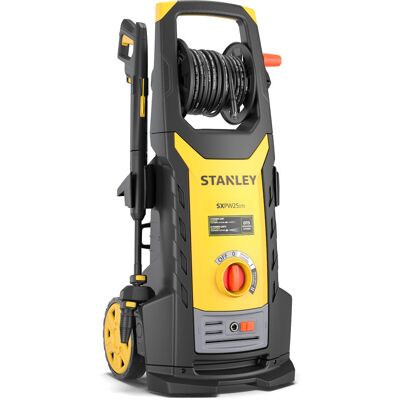 Stanley Idropulitrice Ad Alta Pressione Sxpw25dts (2500w, Pressione 150 Bar, Portata 810 L/h) Con Doppia Pompa Stanley Idropulitrice Ad Alta Pressione Sxpw25dts (2500w, Pressione 150 Bar, Portata 810 L/h) Con Doppia Pompa