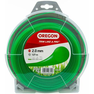Oregon - Filo in Nylon Universale - Per Tagliabordi e Decespugliatori - Durevole & Facile da Installare - 2mm x 127mm Oregon - Filo in Nylon Universale - Per Tagliabordi e Decespugliatori - Durevole & Facile da Installare - 2mm x 127mm