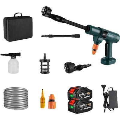 OEM Idropulitrice Ad Alta Pressione, 200 Bar, 6 Opzioni Di Getto In 1, 2 Batterie, Spina Europea. OEM Idropulitrice Ad Alta Pressione, 200 Bar, 6 Opzioni Di Getto In 1, 2 Batterie, Spina Europea.
