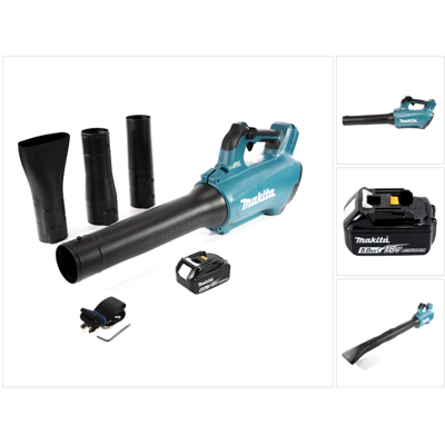 Makita - DUB 184 Z - brushless - 18V 5.0Ah - Sboccatore di foglie Makita - DUB 184 Z - brushless - 18V 5.0Ah - Sboccatore di foglie